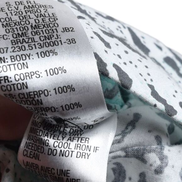 Quiksilver Mens Throwback Oldskool Surf Shirt  Short Sleeve Modern Fit 90s y2k L - Picture 9 of 9